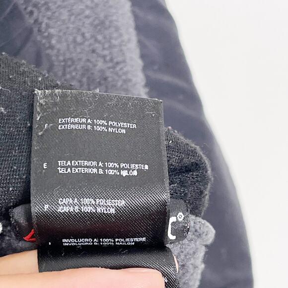 The North Face Boys Denali Fleece Jacket Gray Black Colorblock Medium M Full Zip - Picture 12 of 13